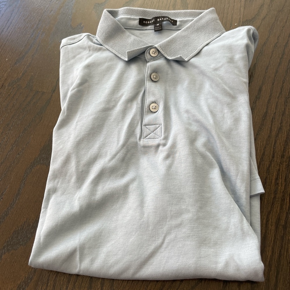 Robert Barakett Light Blue Polo Shirt